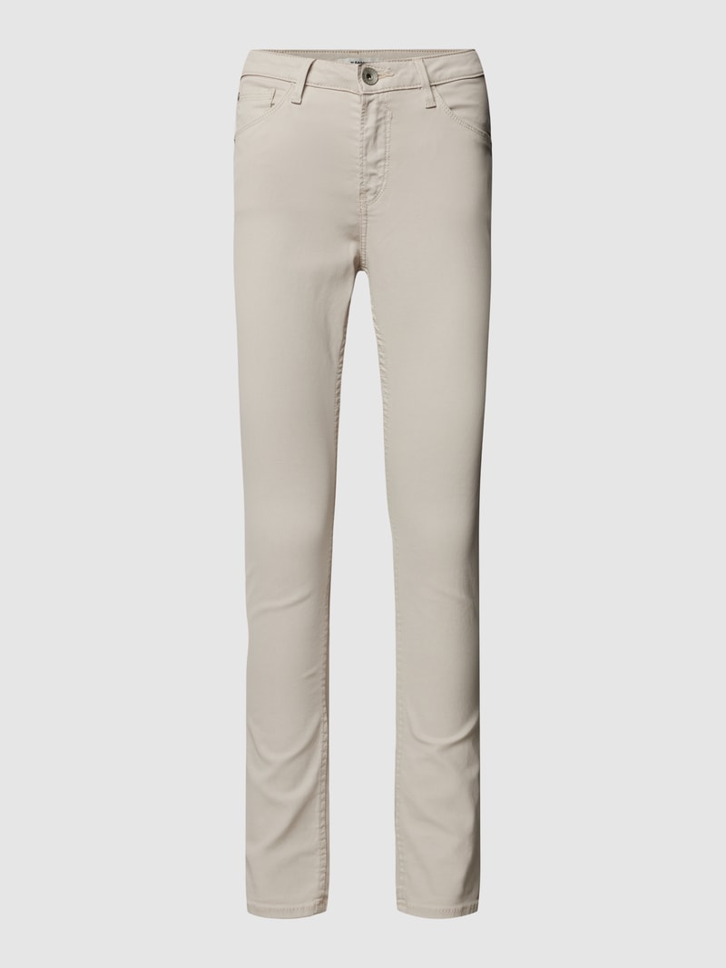 Jeans mit 5-Pocket-Design Modell 'CELIA' in sand