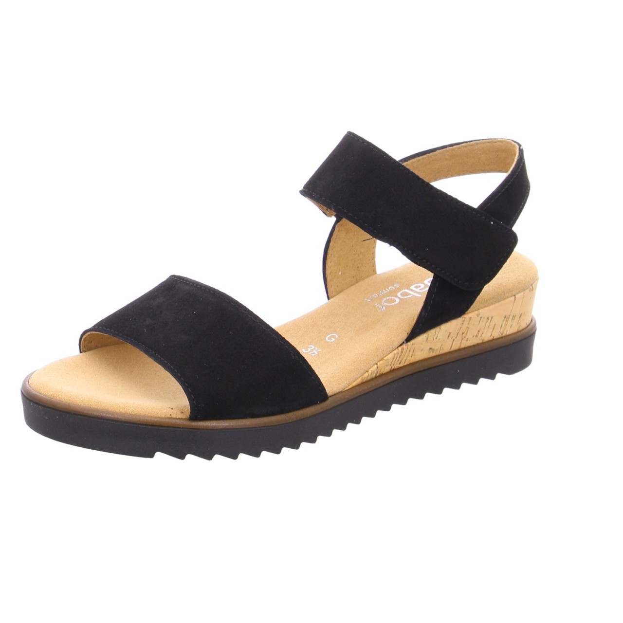 GABOR Komfort Pumps schwarz Sandale schwarz