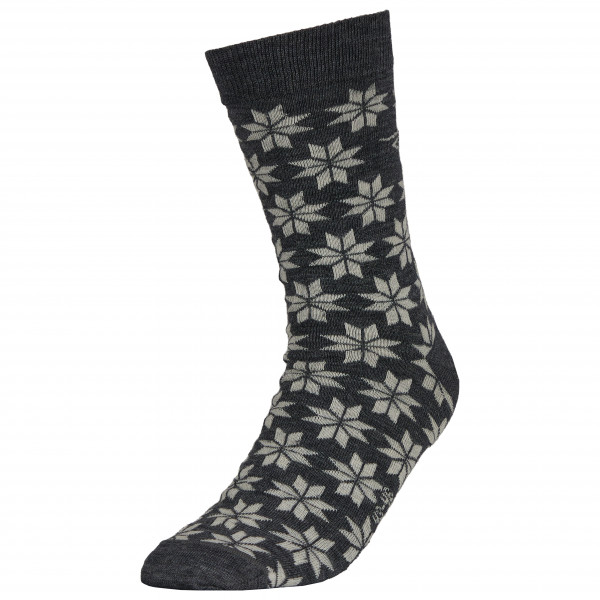 Ivanhoe of Sweden - Women's Wool Sock Snowflake - Merinosocken