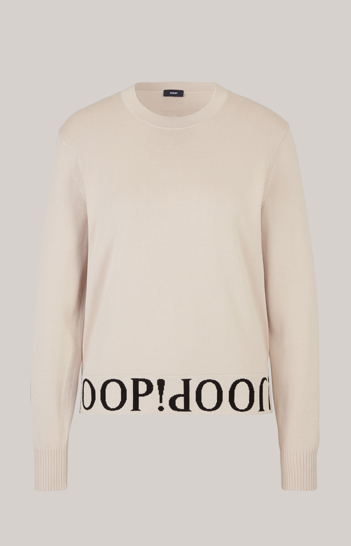 Langarmshirt in Nude