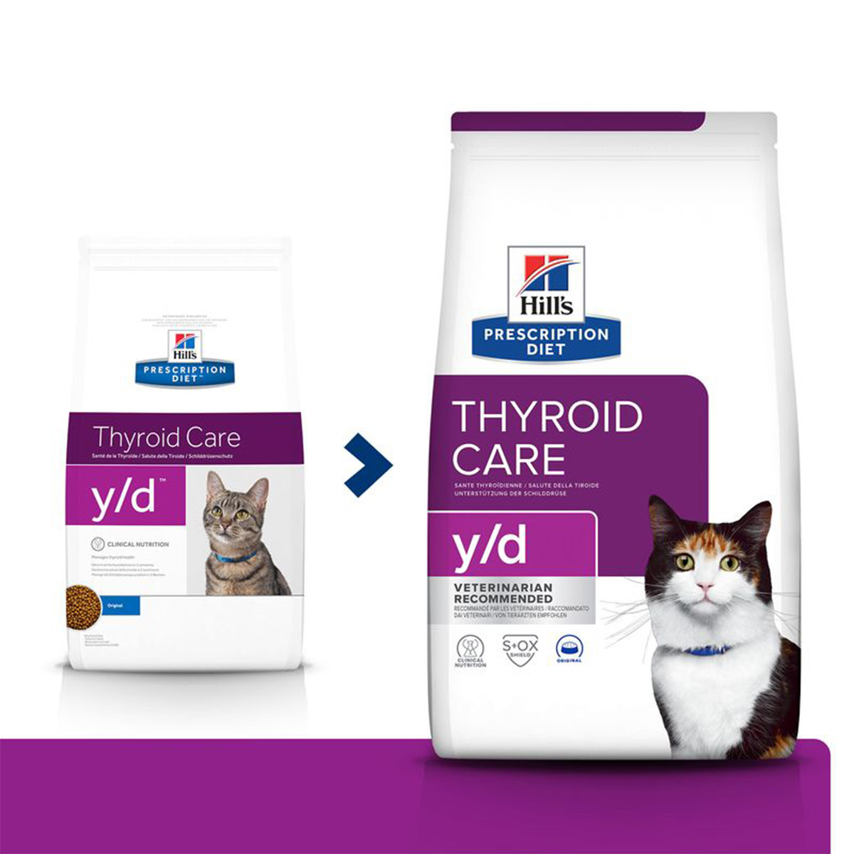 Hill's Prescription Diet y/d Katzenfutter 3kg kaufen