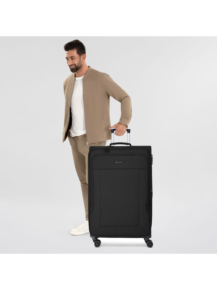 Franky Melbourne 3.0 4-Rollen Trolley 79 cm mit Dehnfalte in black2 günstig kaufen onesize