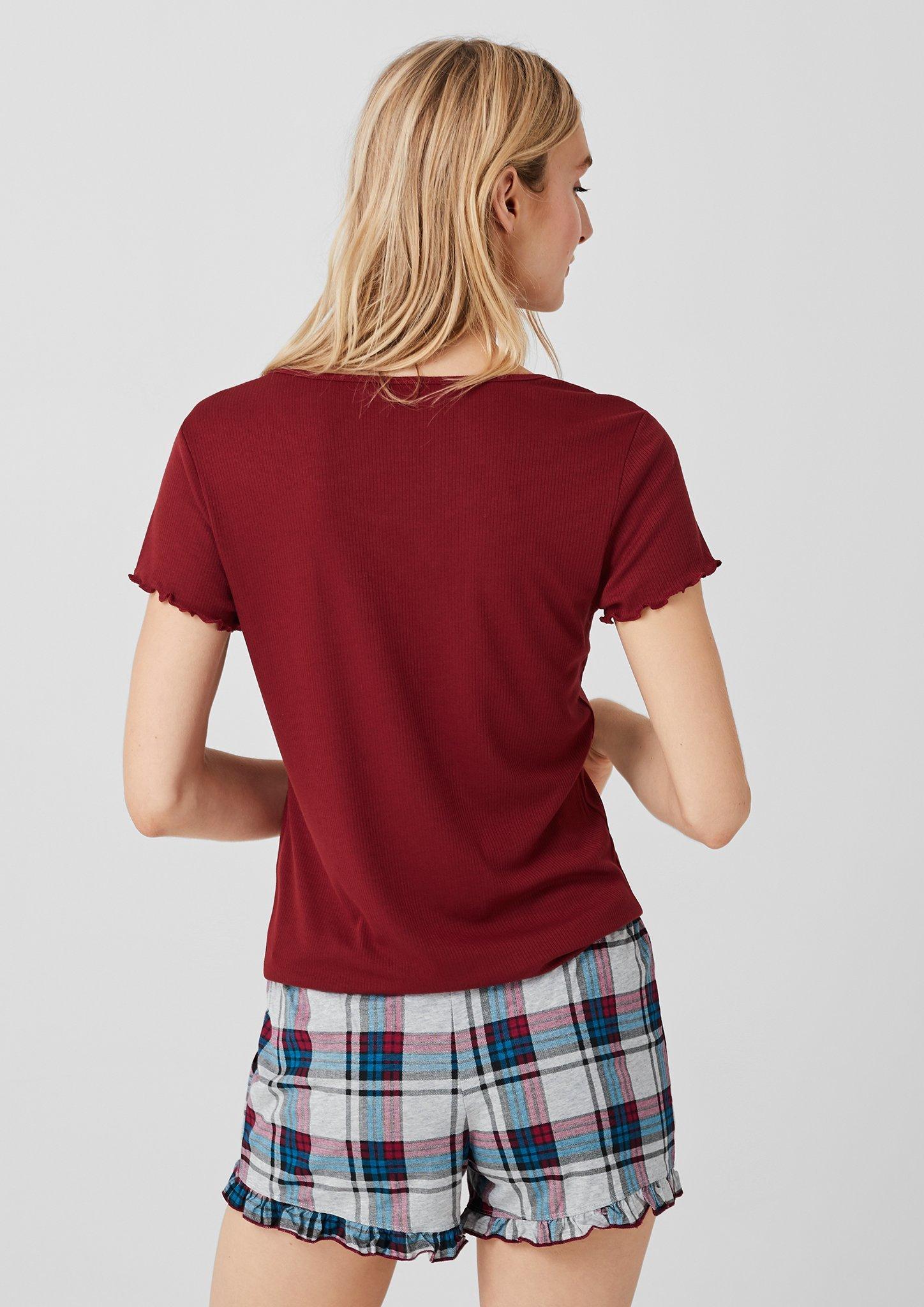 Gemusterte Shorts mit Rüschen  531.930.239.59794-38N1