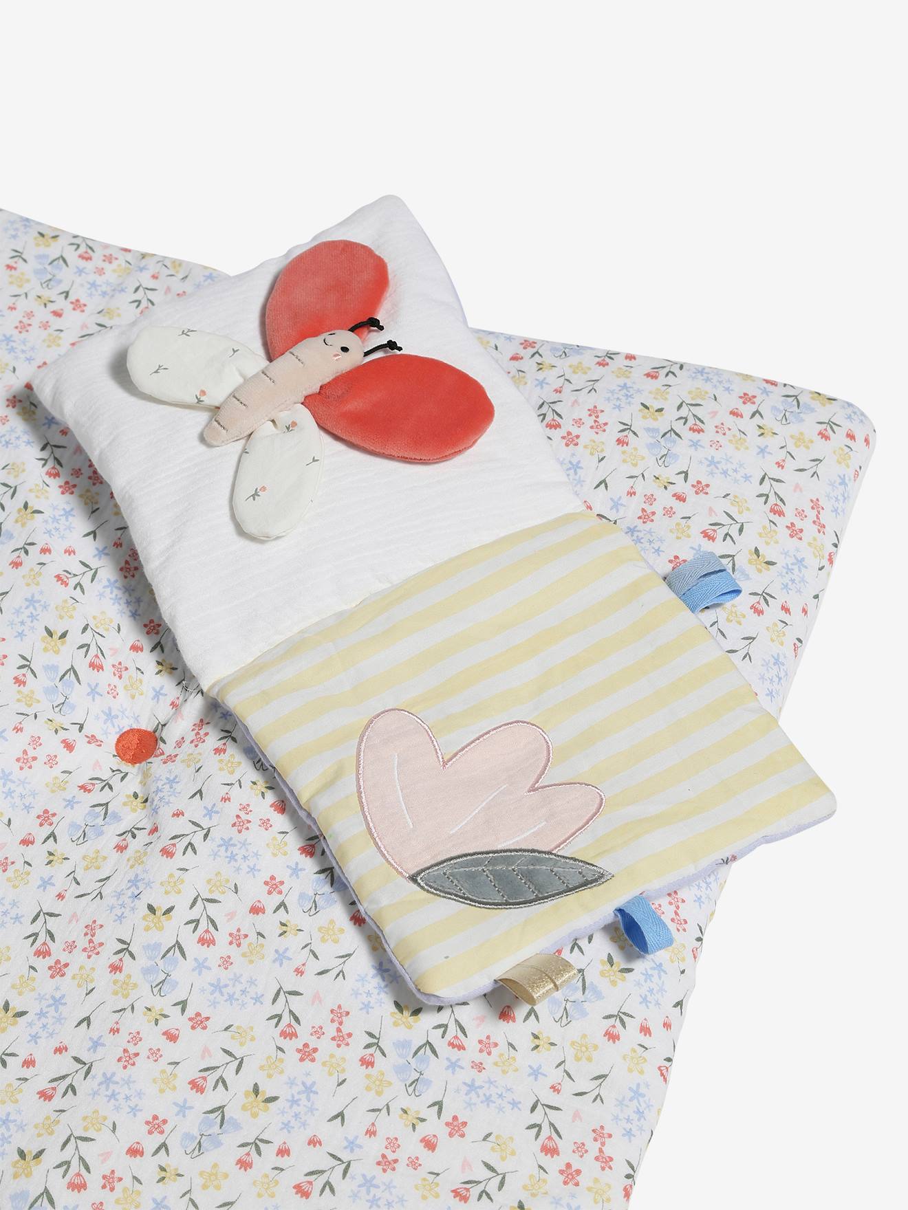 Vertbaudet Baby Activity-Decke ohne Spielbogen GIVERNY - gelb