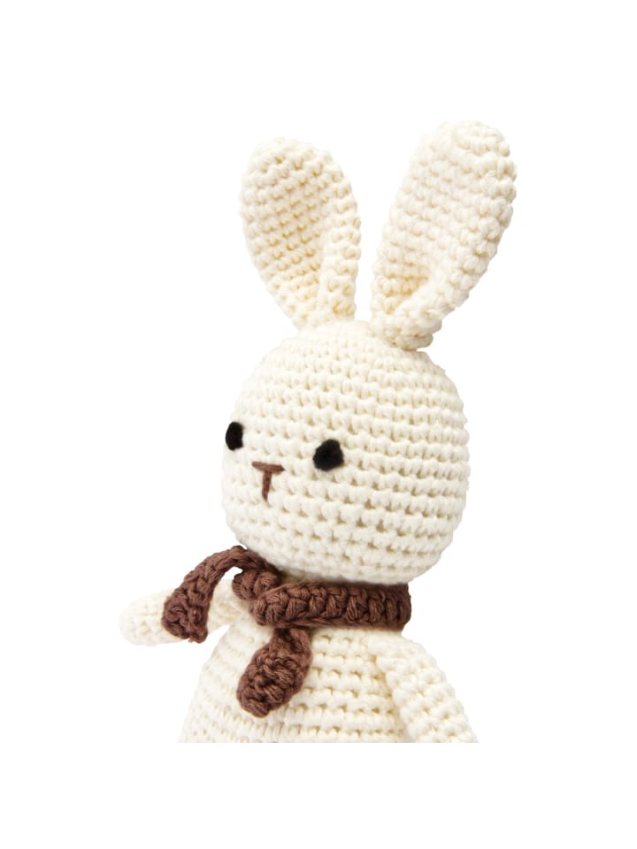 miniHeld Handgestrickter Hase gehäkelt aus Baumwolle Spielzeug 18 cm 0 Monate günstig kaufen onesize