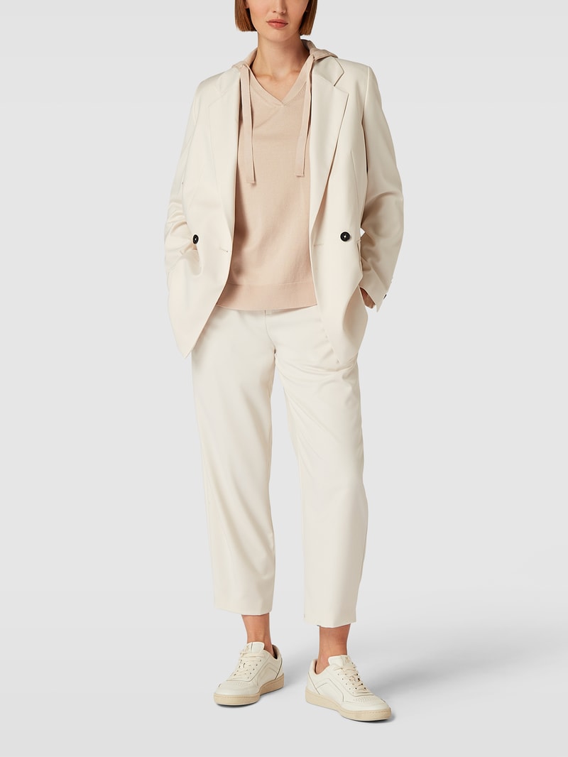 Sweatshirt mit Kapuze in sand meliert