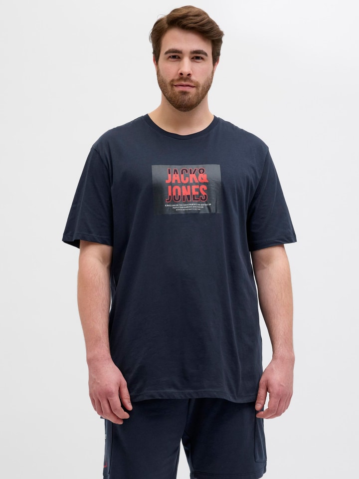 JACK & JONES PLUS T-shirt in Sky Captain günstig kaufen