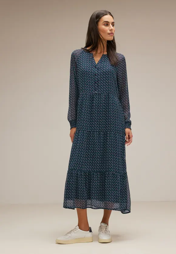 Street One Chiffon Kleid mit Volants