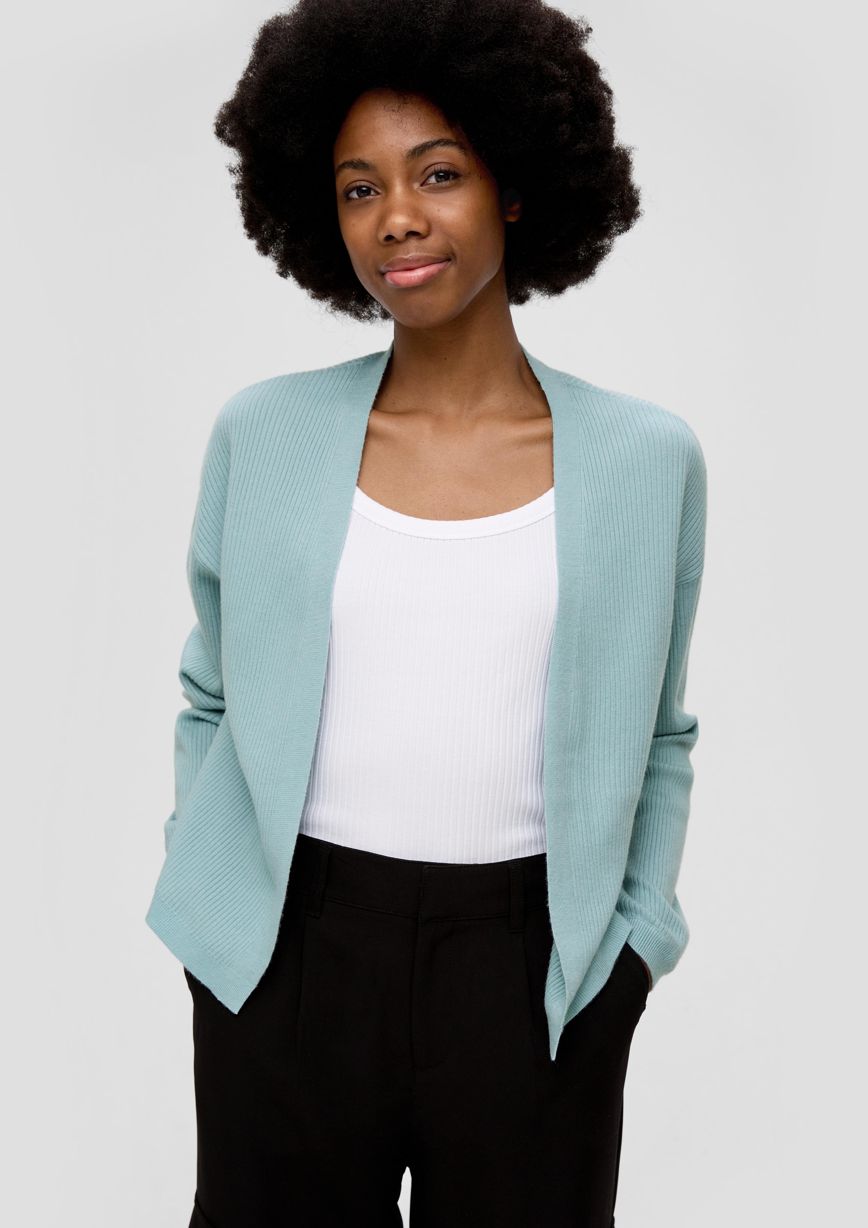 Rippstrick-Cardigan im Loose Fit  2144098-6103
