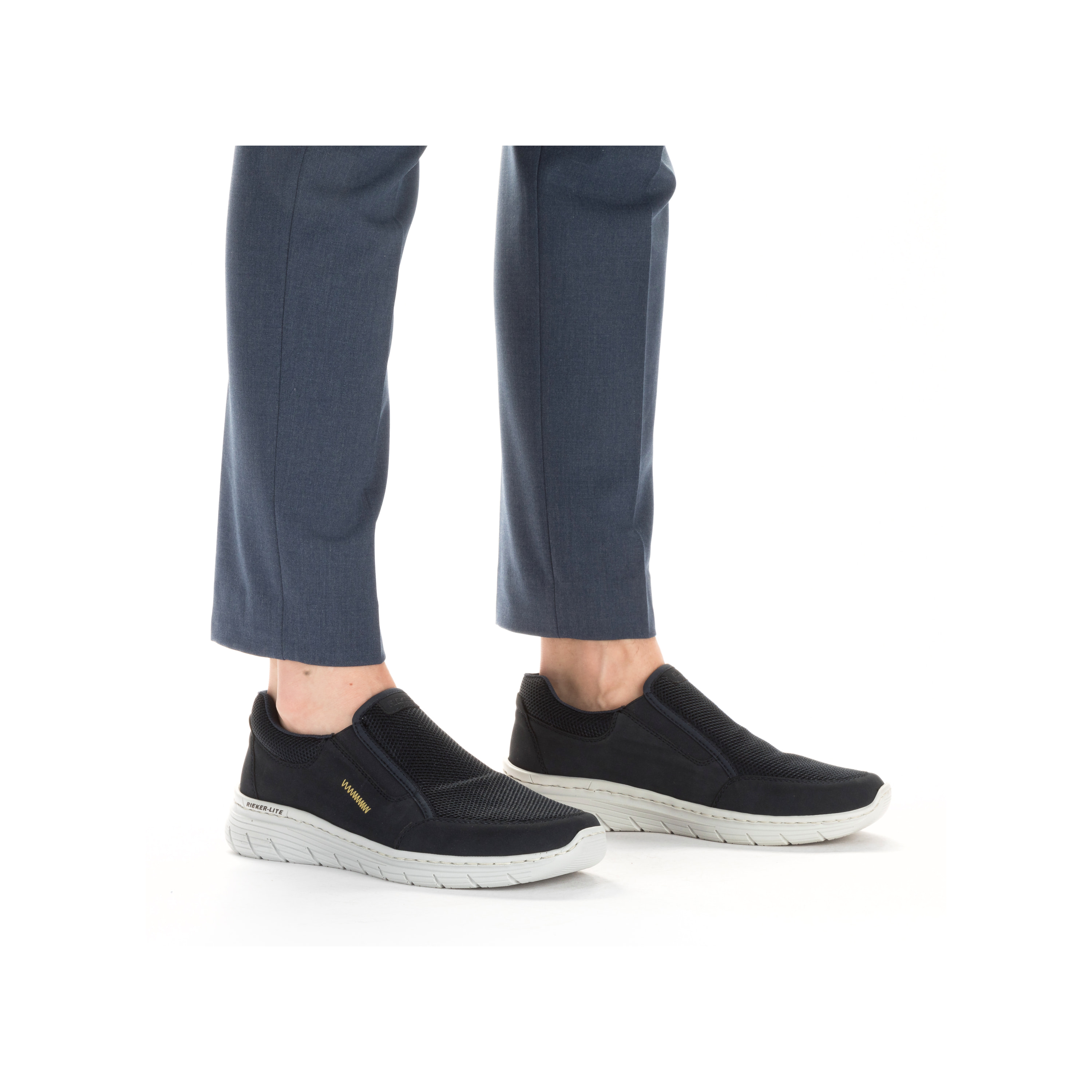 Rieker Herren Slipper ozeanblau