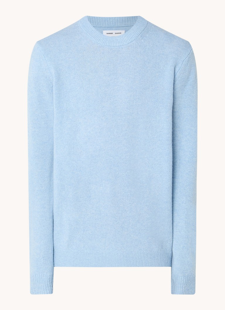 SAMSØE SAMSØE Isak fine-knit merino wool pullover