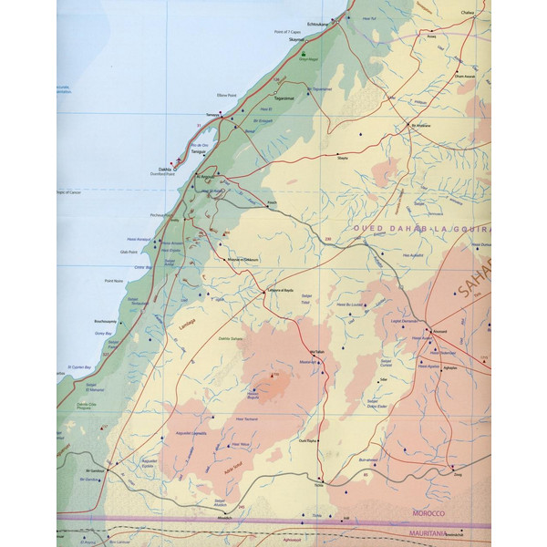 Marocco 1:1100000 - Straßenkarte