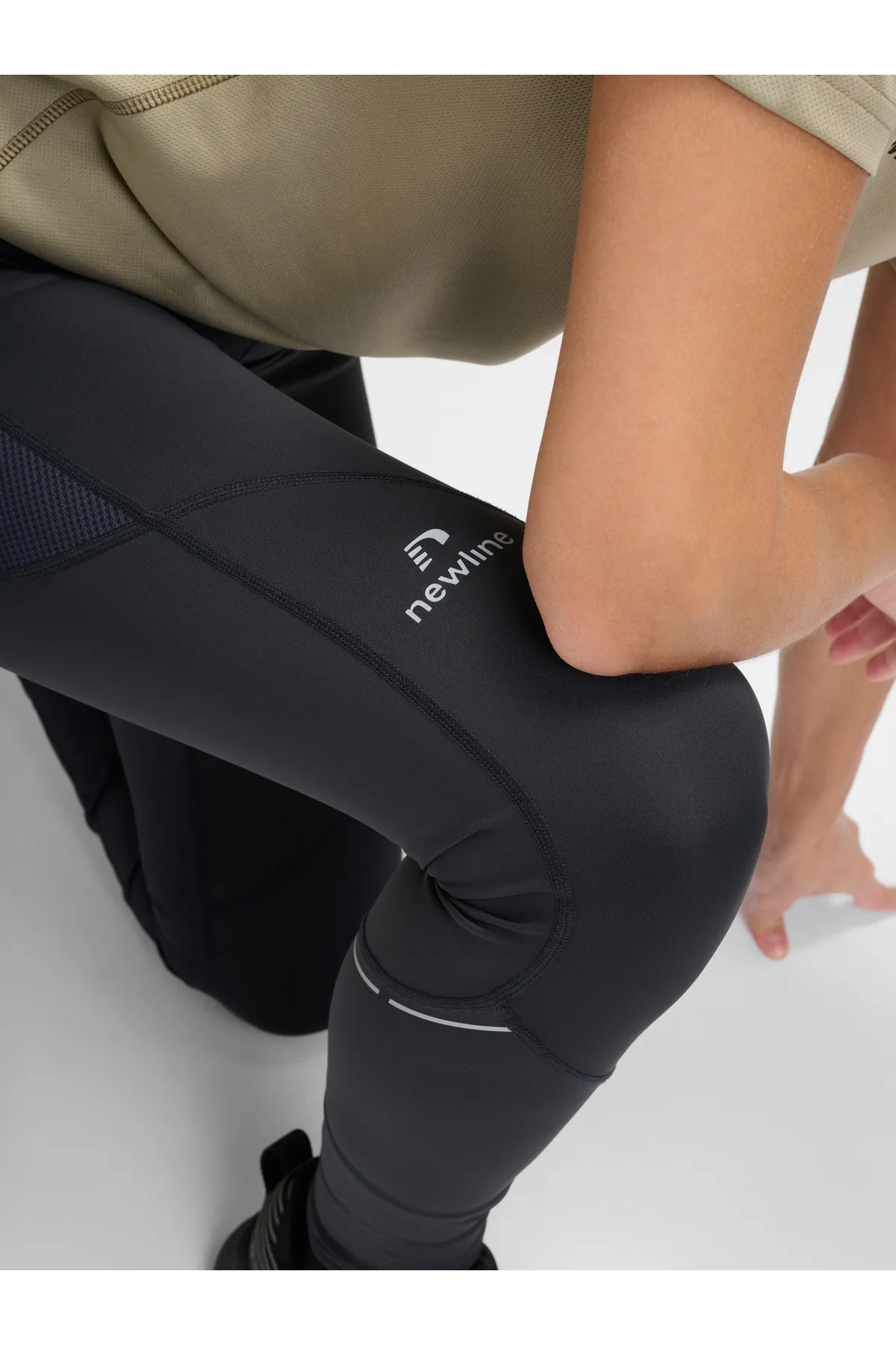 NEWLİNE  Sport-Leggings - Schwarz - Mittlerer Bund