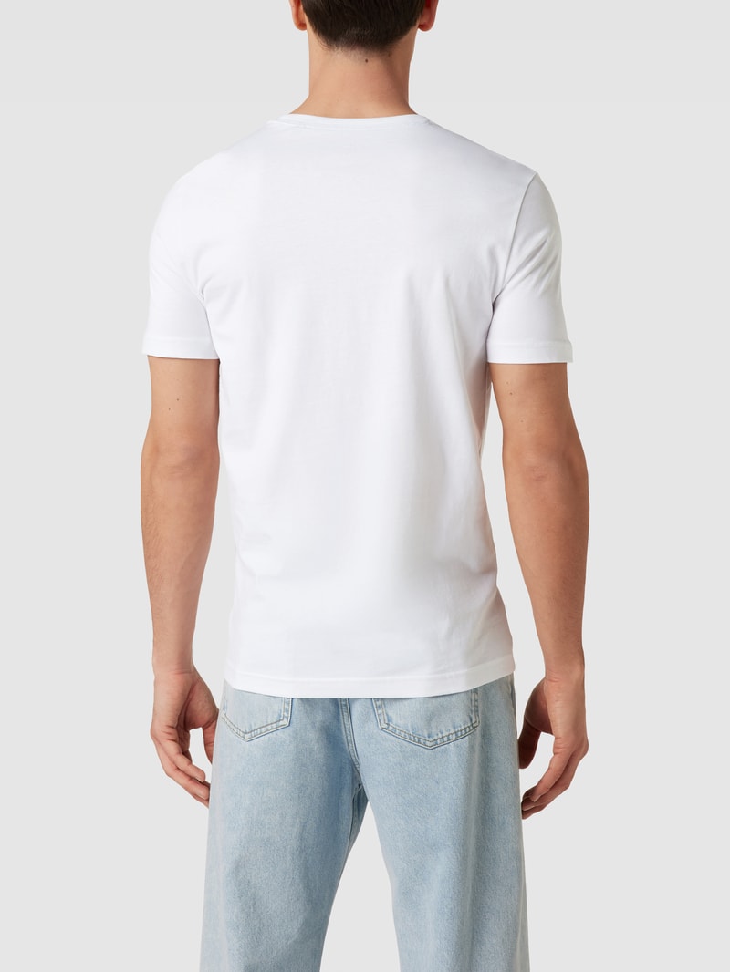 T-Shirt mit Rundhalsausschnitt in weiß