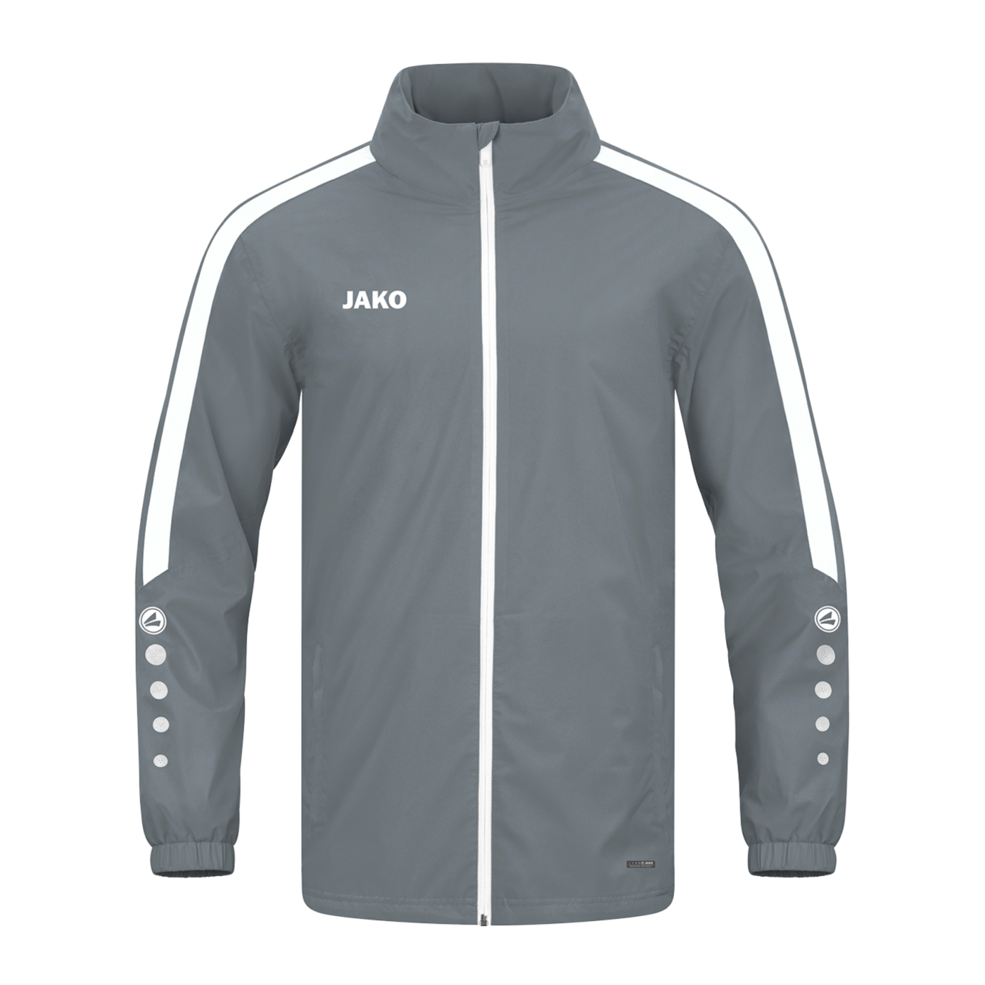 JAKO Power Allwetterjacke Grau Weiss F840