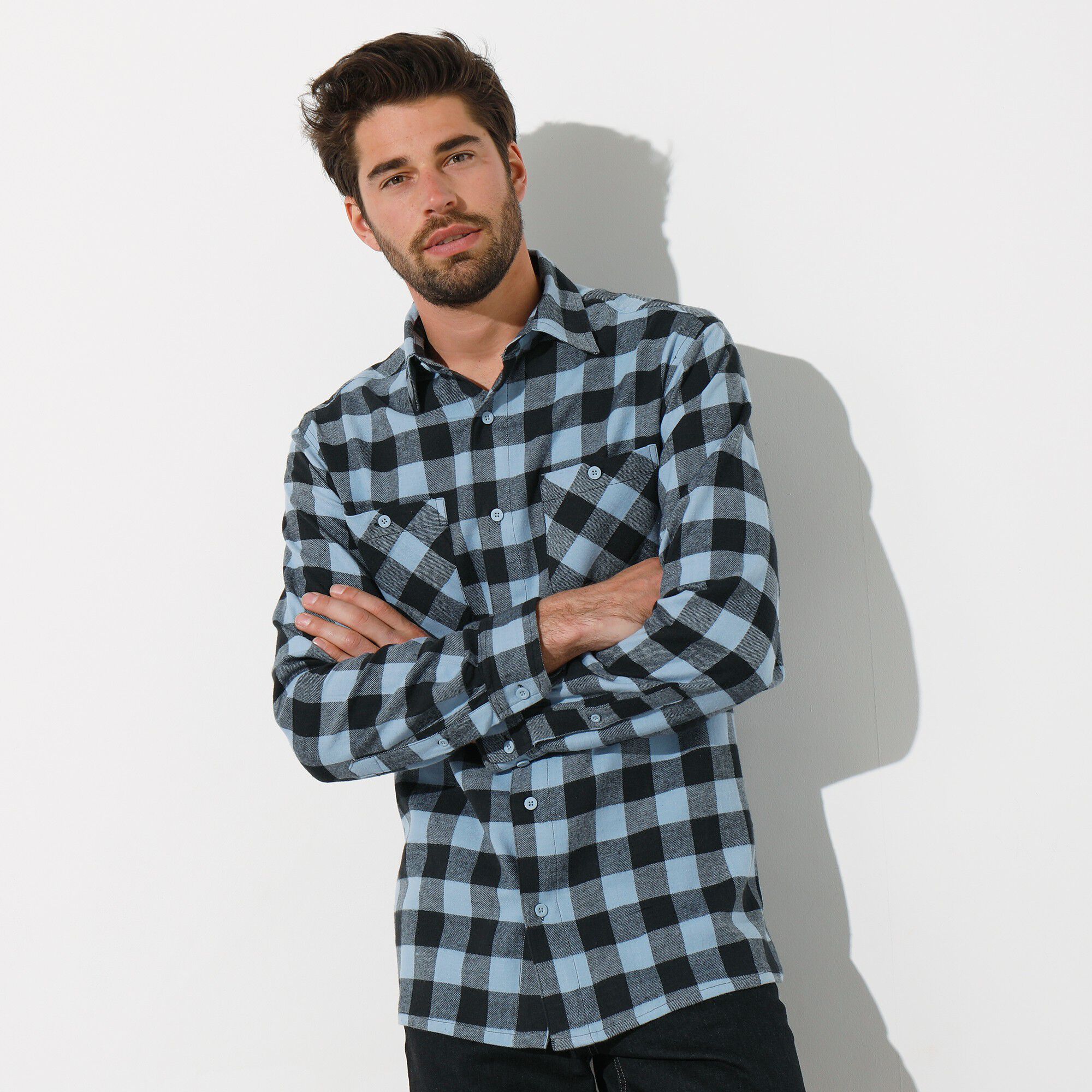 Chemise carreaux flanelle