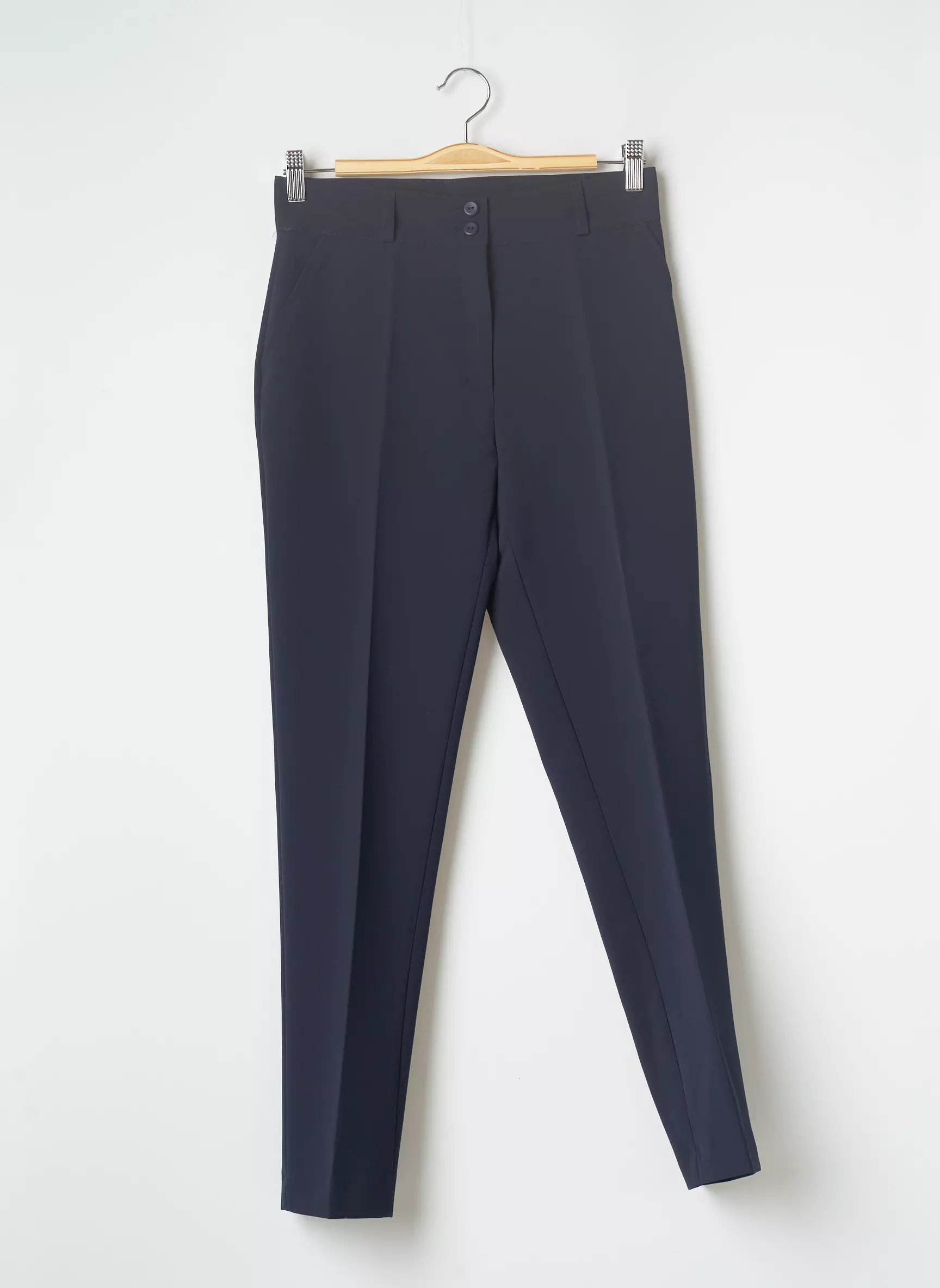 Lauren Vidal Pantalons Slim Femme couleur bleu