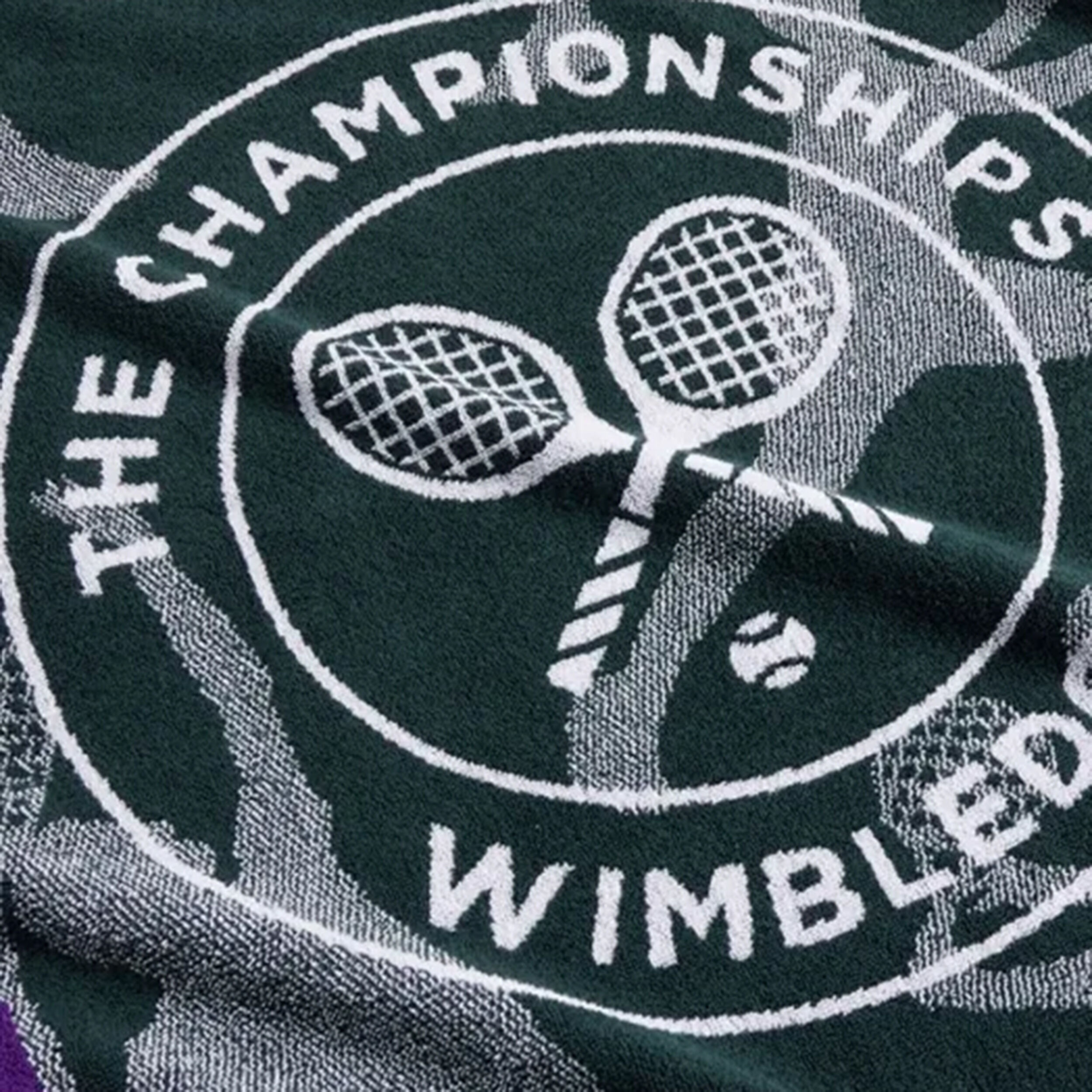 Wimbledon Champ Handtuch - Grün, Lila