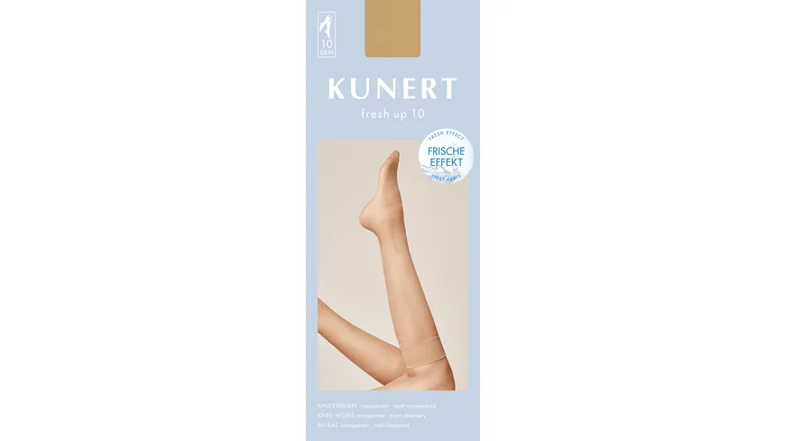 KUNERT Damen Kniestrümpfe mit Frische-Kick Candy