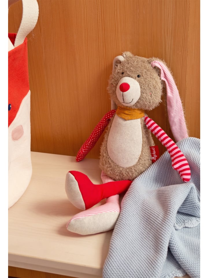 Sigikid Kuscheltier Hase Patchwork Sweety in rosa/braun günstig kaufen onesize