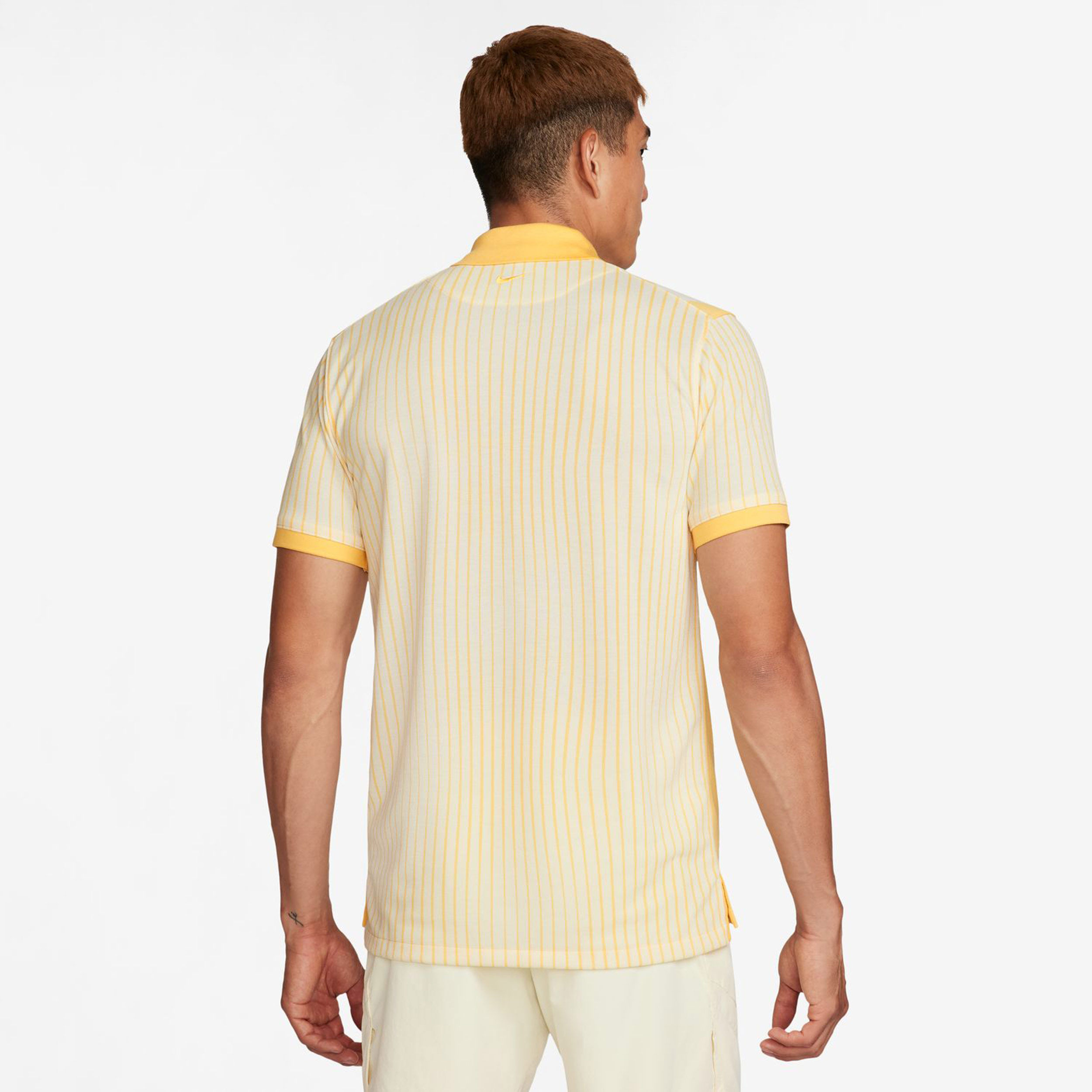 Dri-Fit Heritage Polo Herren - Goldgelb, Creme