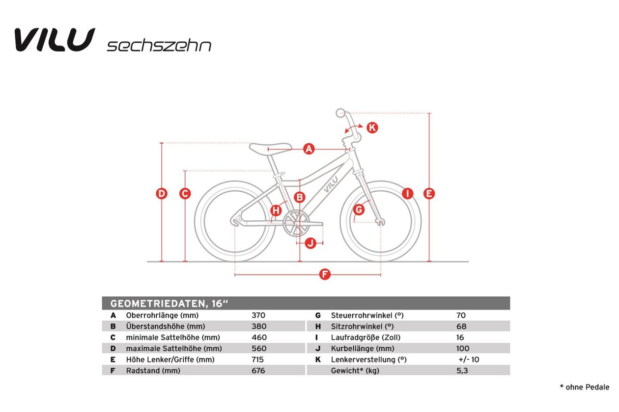 Vilu SECHZEHN - 2024 - 16 Zoll - Diamant