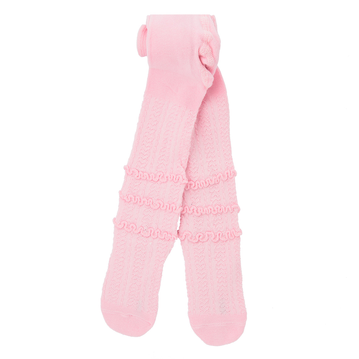 2 Baby Strumpfhosen mit Rüschen