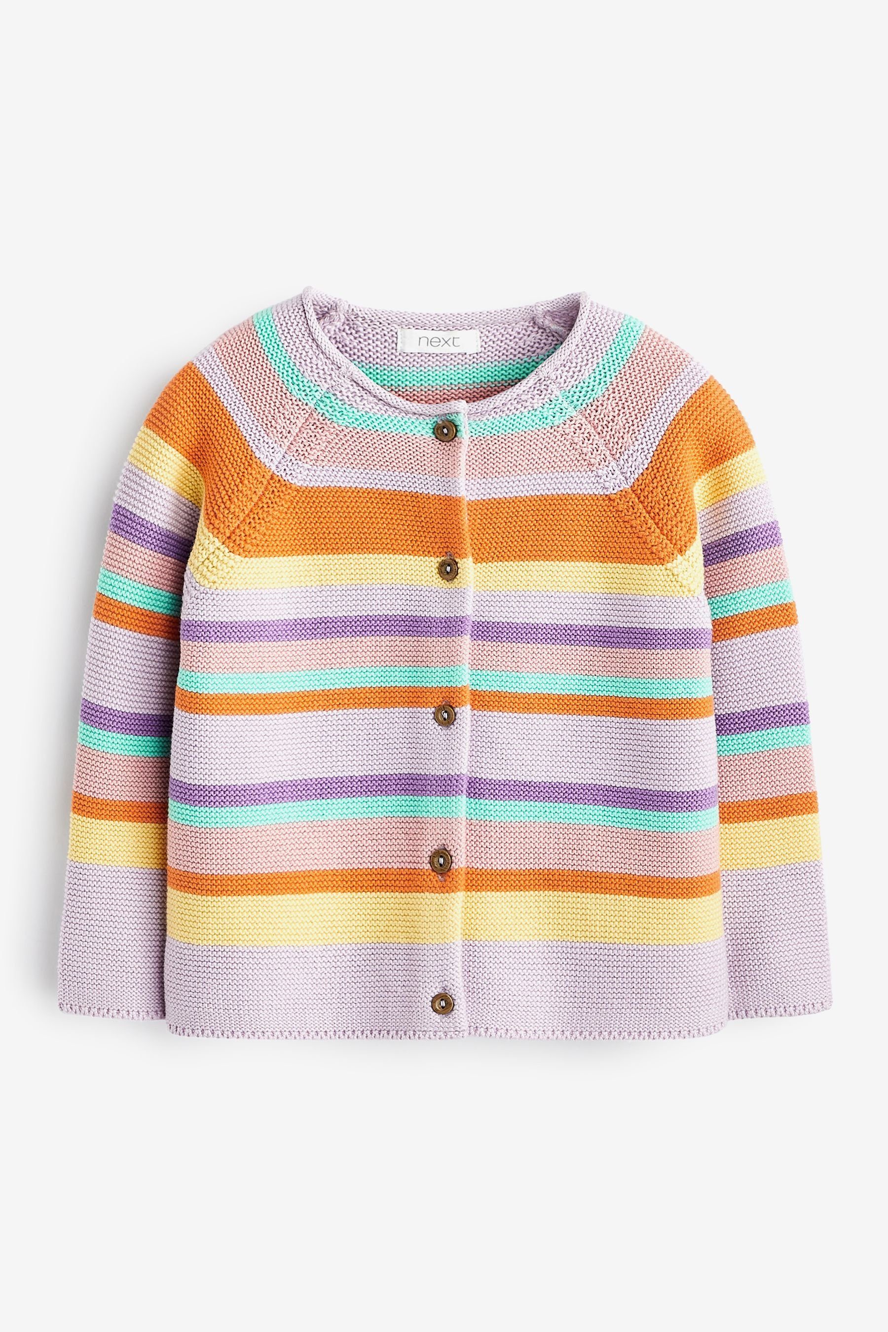 Next Strickjacke Strickjacke mit Regenbogen (1-tlg)