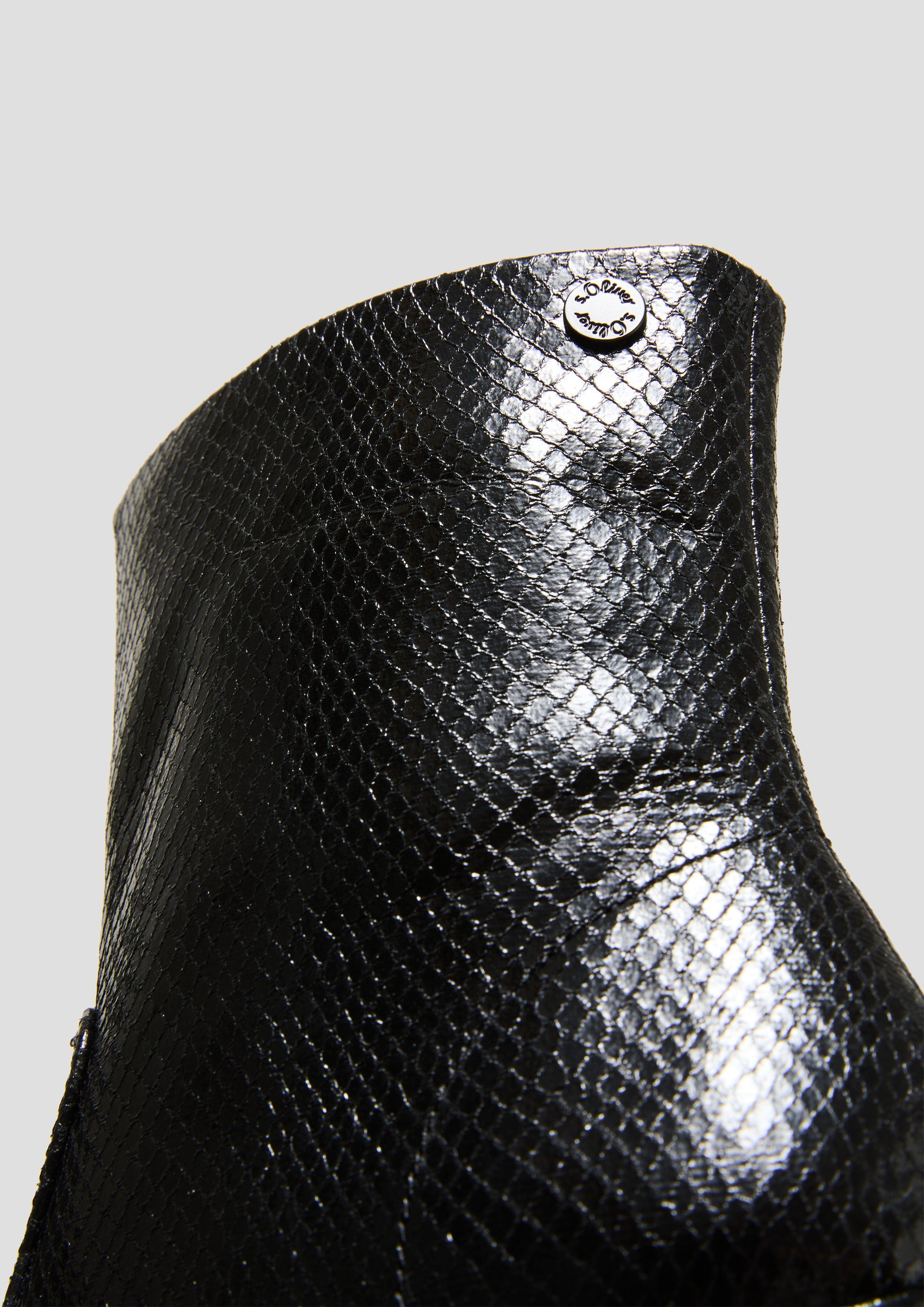 Stiefelette mit Metallic-Effekt  6008561-006