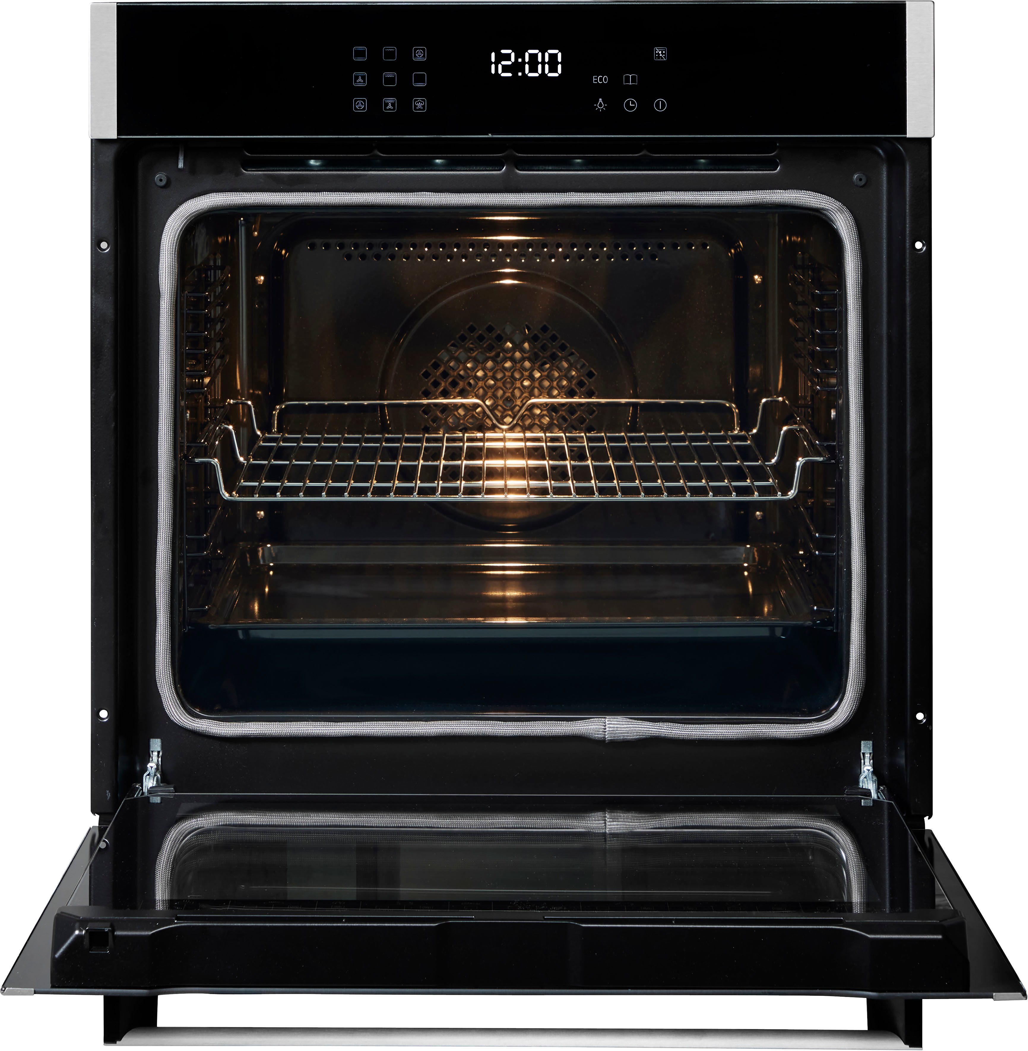 Amica Einbaubackofen EBPX 946 700 E, mit Teleskopauszug nachrüstbar, Steam Clean, Pyrolyse-Selbstreinigung, XXL-Garraum