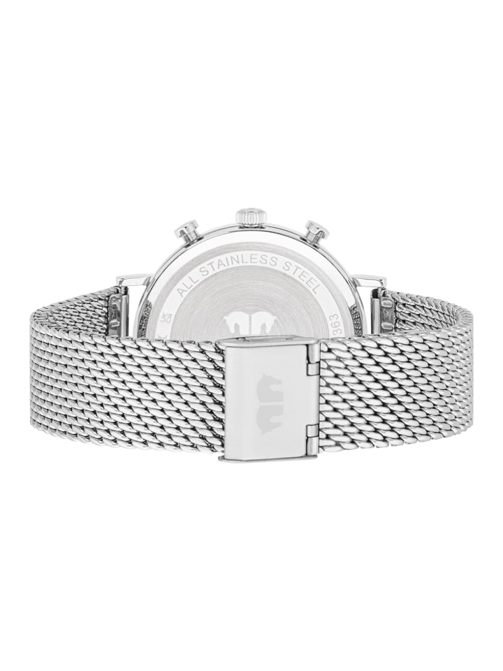 Rhodenwald & Söhne Herren Chronograph silber Edelstahl silber in silber günstig kaufen 21,5 cm