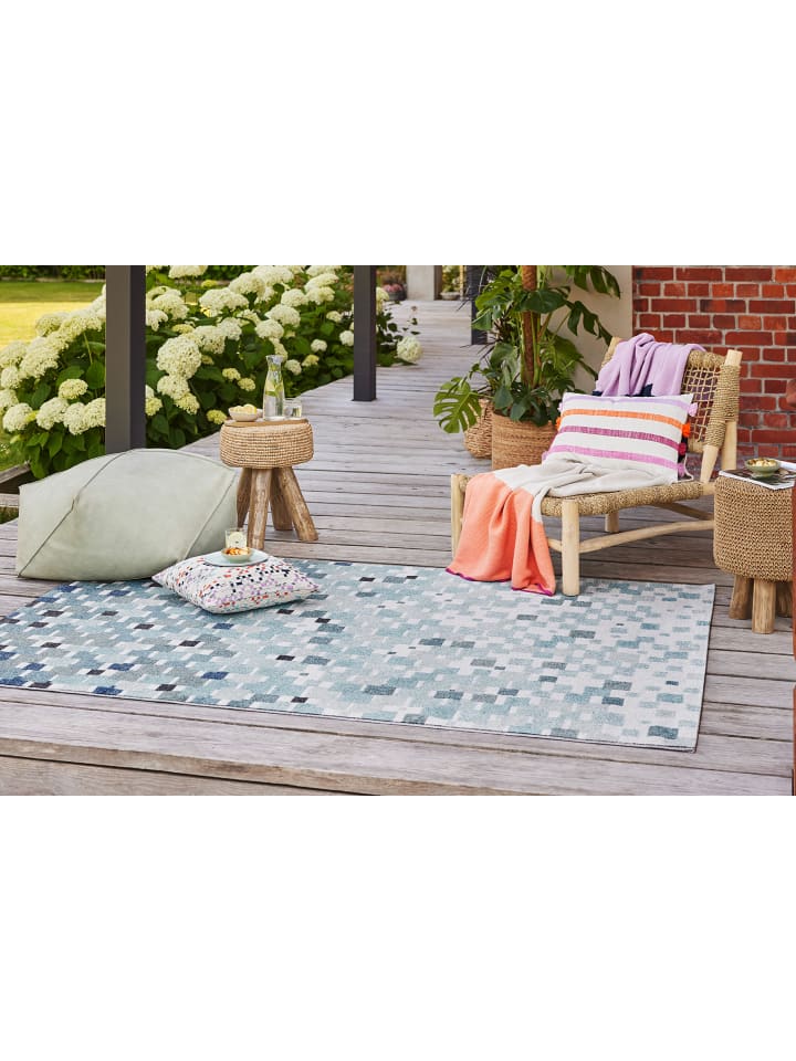 ESPRIT Outdoorteppich Pacific in blau, türkis günstig kaufen