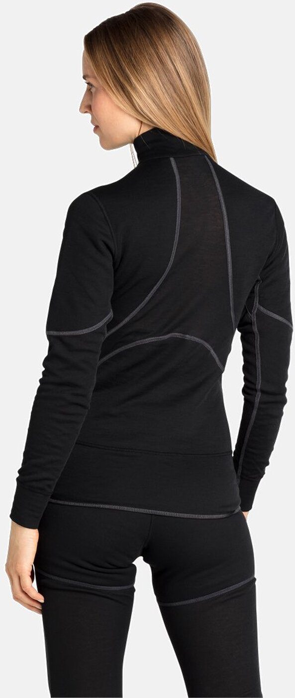 Odlo Unterkleid BL TOP turtle neck l/s half zi 15000 black