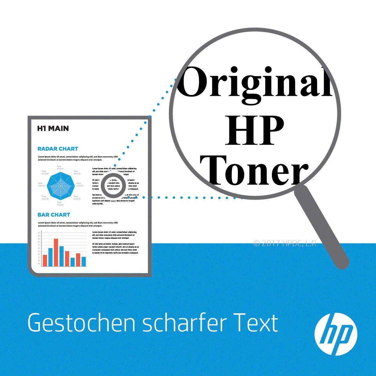 HP 117A Tintenpatrone (Packung, 1-tlg., original LaserJet Toner Kartusche 117 schwarz)