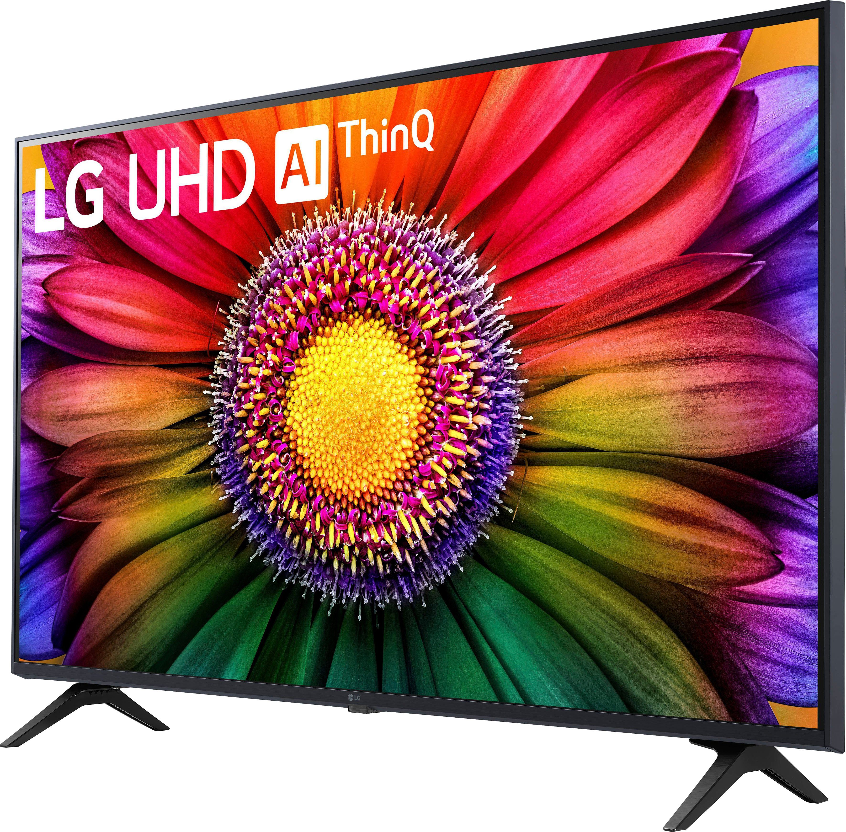 LG 43UR80006LJ LED-Fernseher (109 cm/43 Zoll, 4K Ultra HD, Smart-TV, UHD,α5 Gen6 4K AI-Prozessor,HDR10,AI Sound Pro,Filmmaker Mode)