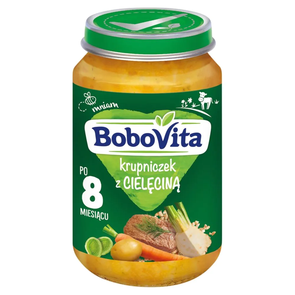 Bobovita bygsuppe med kalvekød