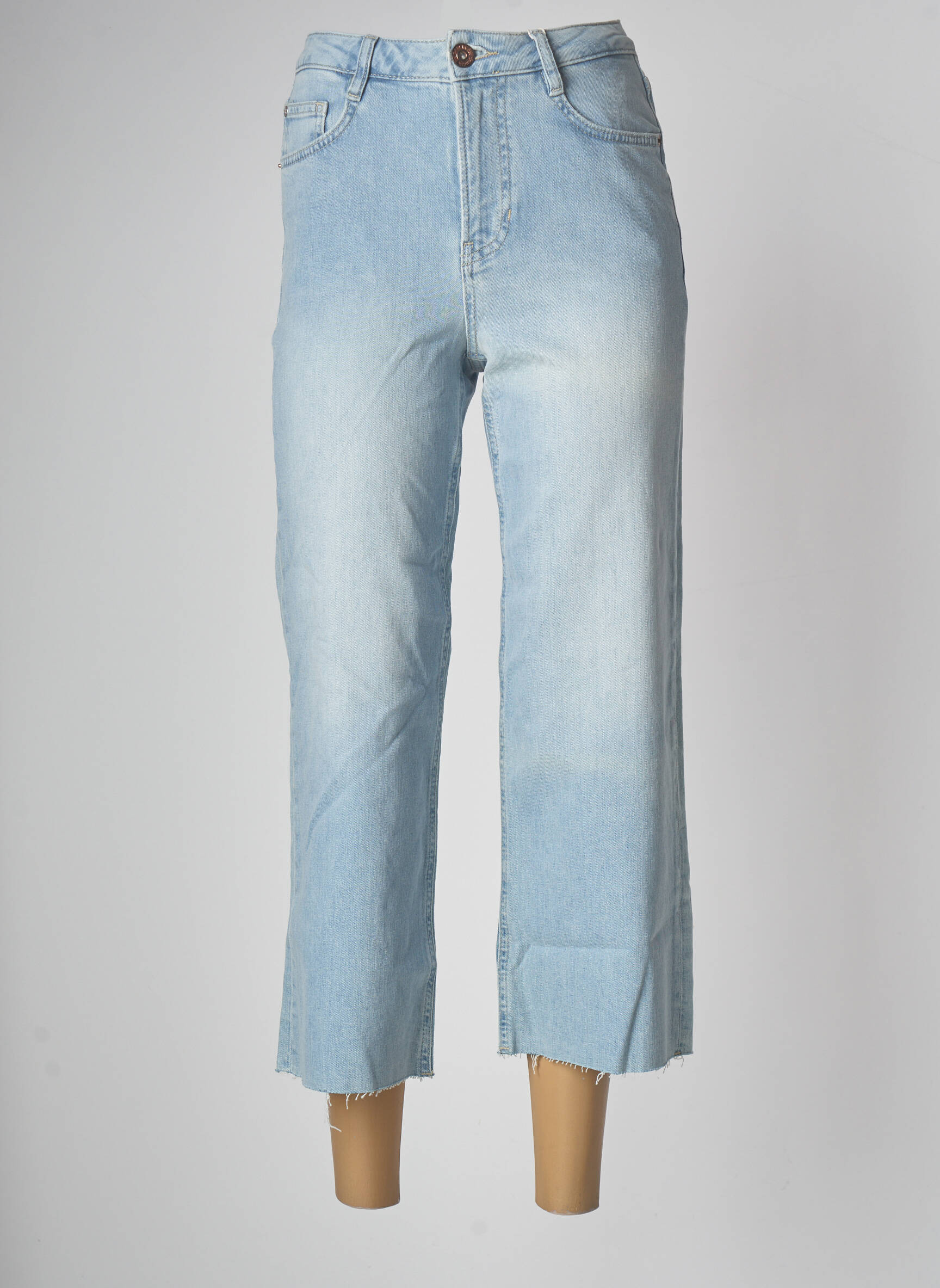 Garcia Jeans Coupe Large Femme couleur bleu