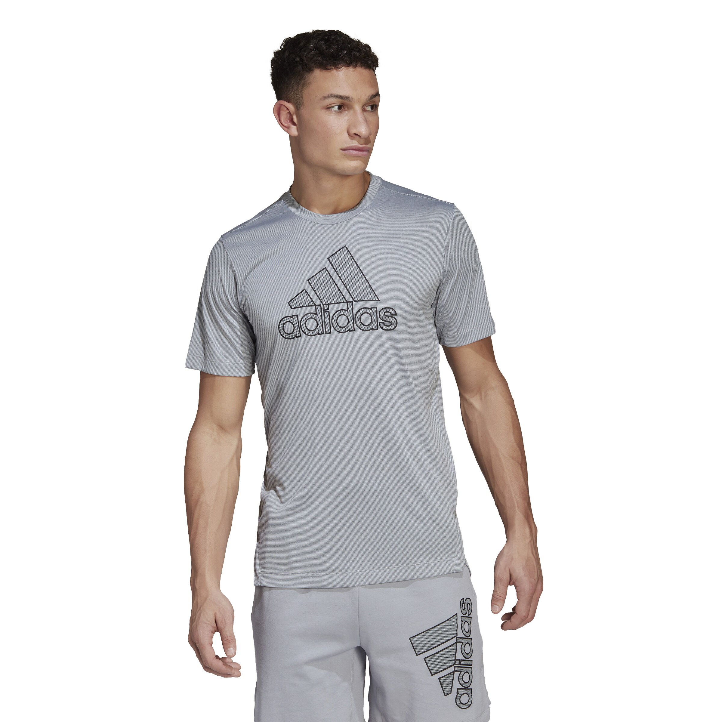 BOS Primeblue T-Shirt Herren - Silber