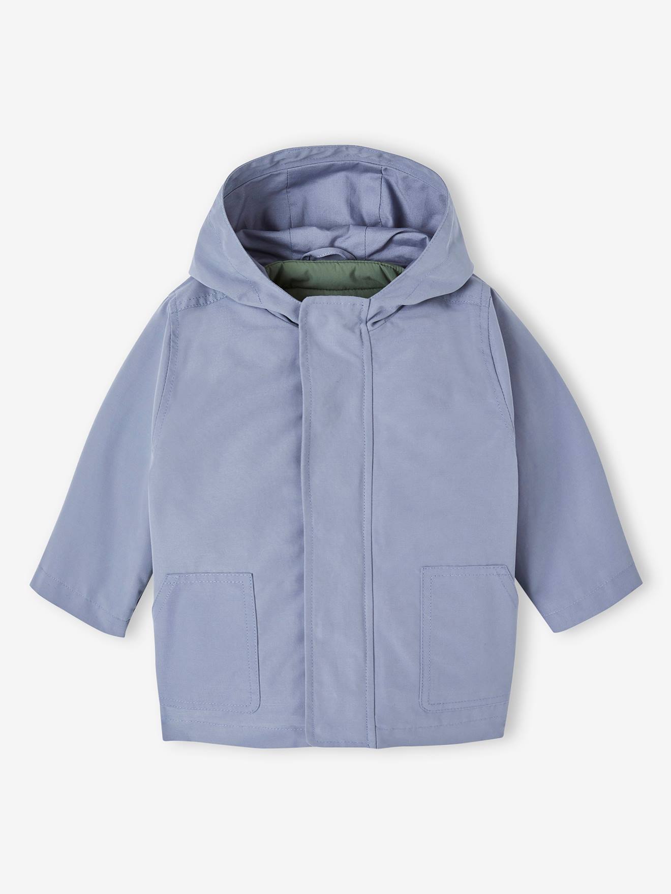 Vertbaudet Baby 3-in-1-Jacke mit Recycling-Polyester - indigo-blau