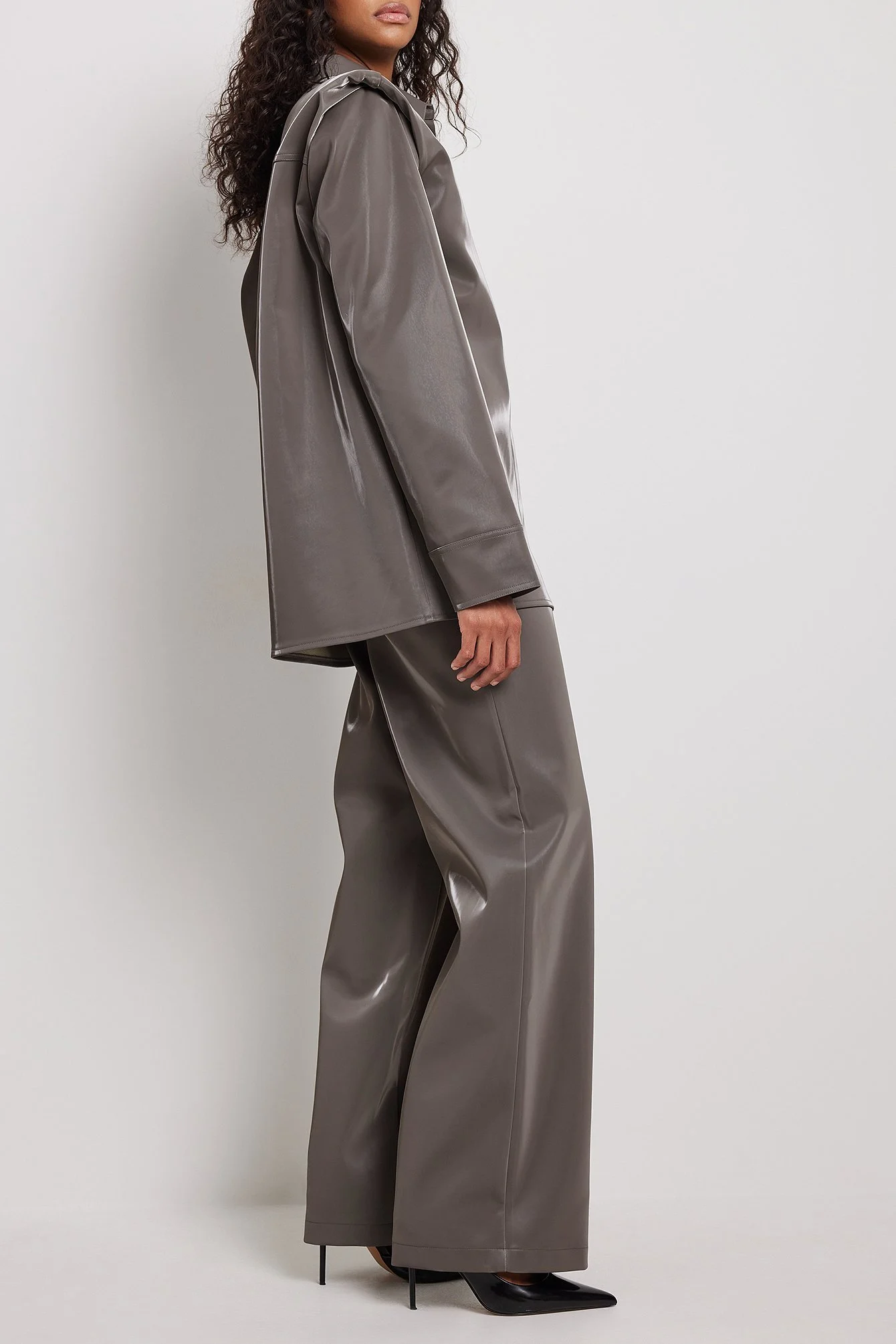 Hemd mit Oversize Schultern