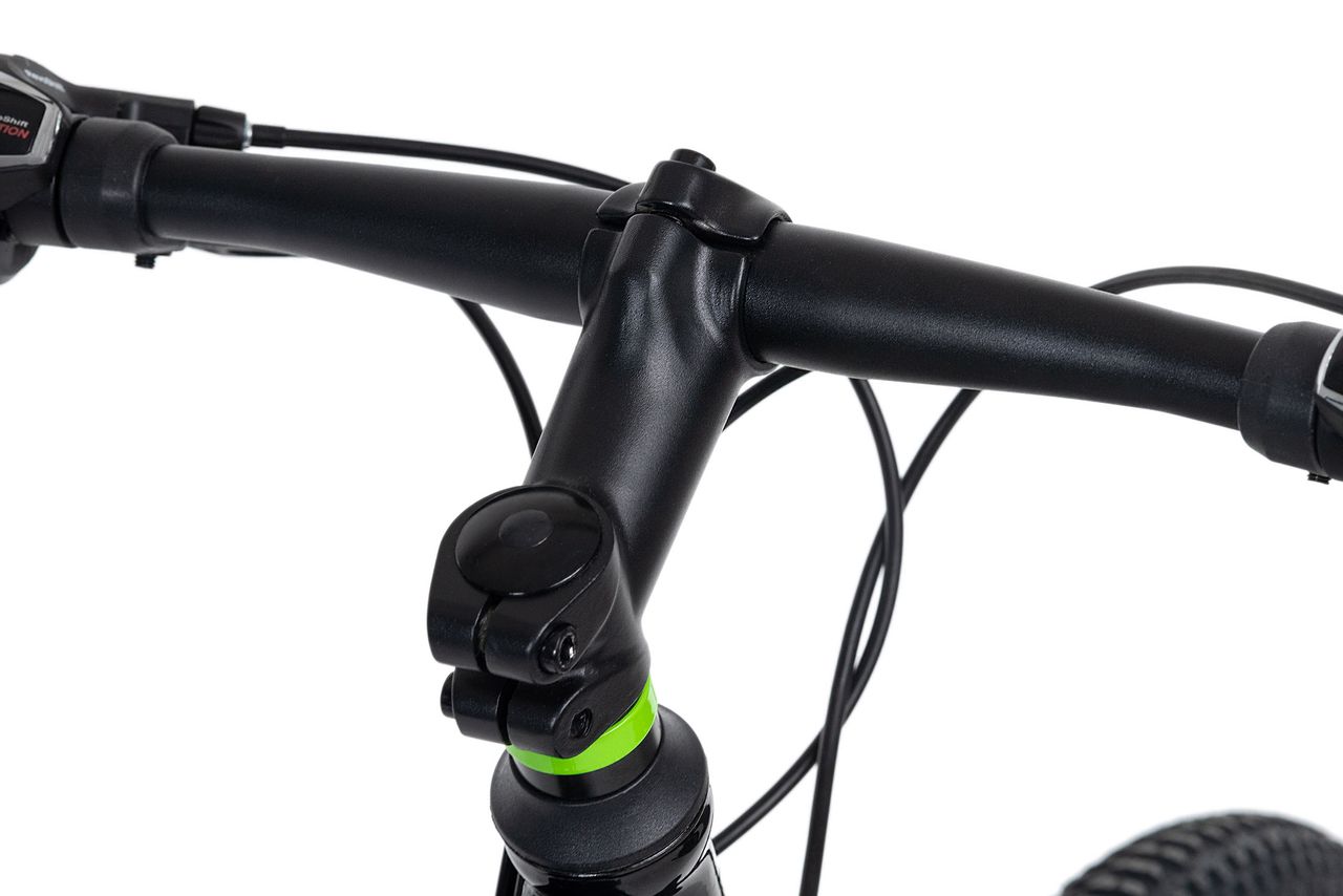 KS Cycling Mountainbike Hardtail 26'' Sharp Schwarz-Grün RH 46 cm