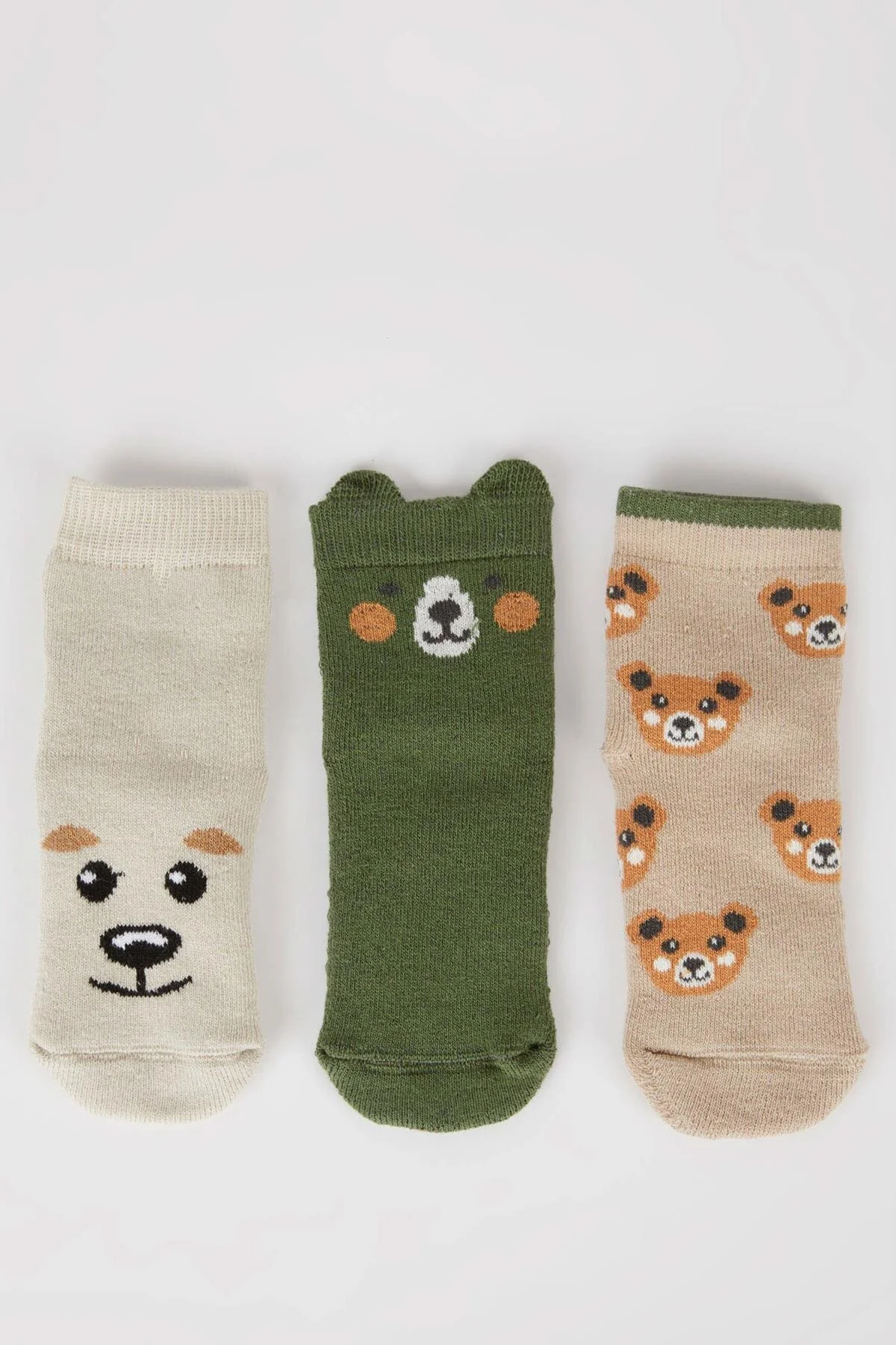 DeFacto  Lange Baumwollsocken mit rutschfester Sohle für Babys (Jungen) B1420a5ns