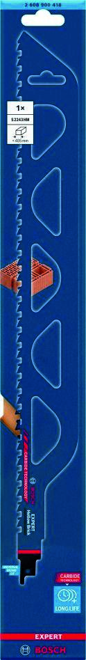 Bosch Blue Zubehör 2608900418 Expert „Hohlziegel“ S 2243 HM Säbelsägeblatt, 1 Stück