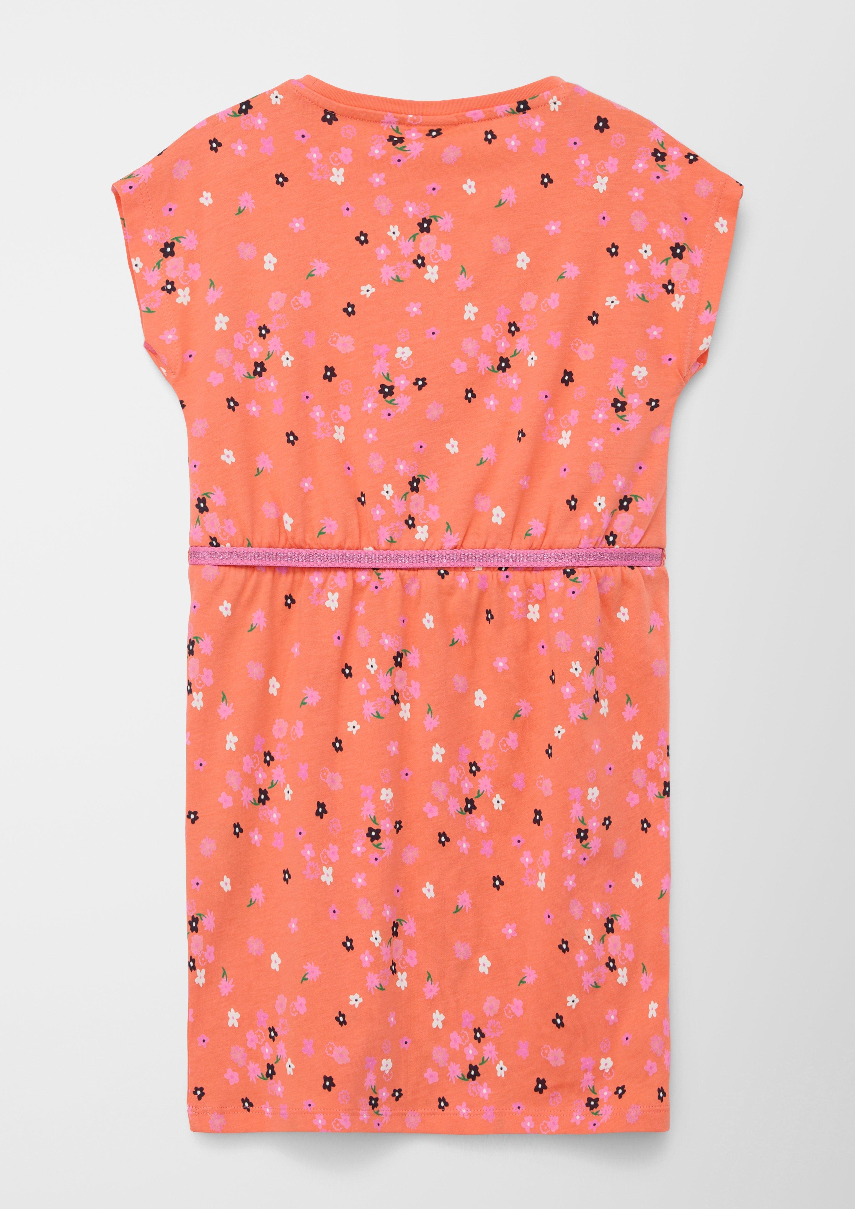 Baumwollkleid mit Stoffgürtel  2127441-20A4