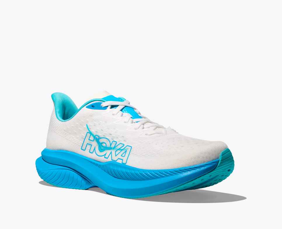 Mach 6 White / Skyward Blue