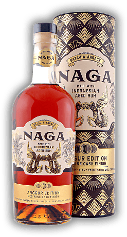 Naga Rum Anggur Edition Red Wine Cask Finish Naga Rum Anggur Edition Red Wine Cask Finish Limitierte Sonderserie. 0,7	 Liter - Vol 40%