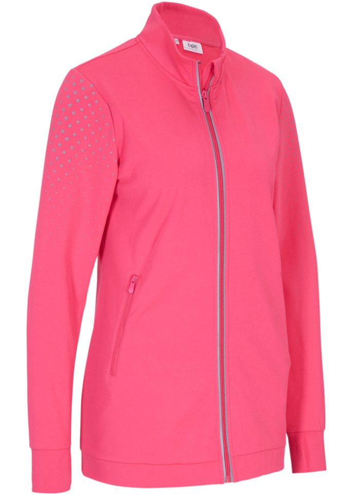 Thermo-Longjacke mit reflektierendem Druck