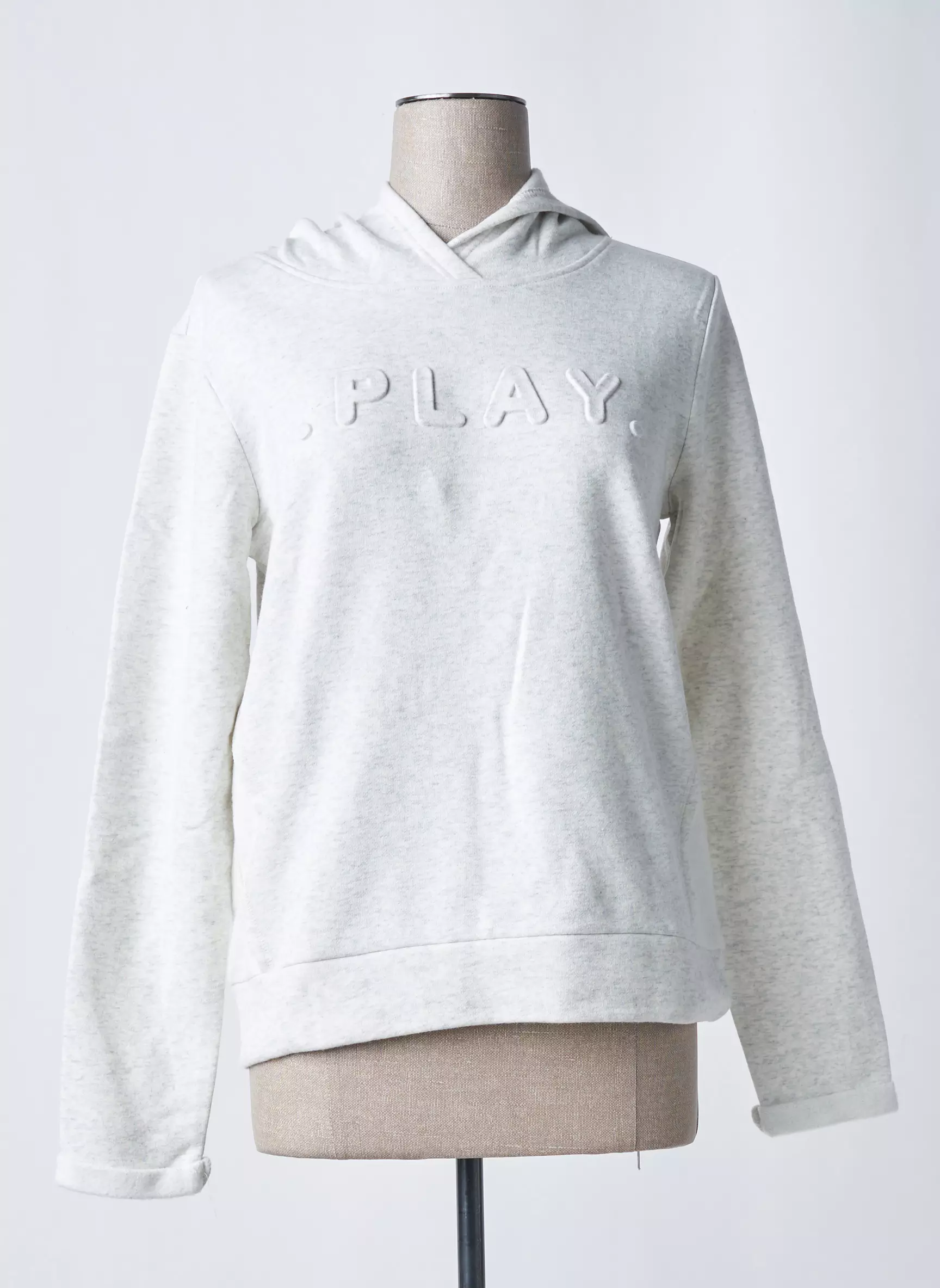 Only Play Sweat Capuche Femme couleur gris