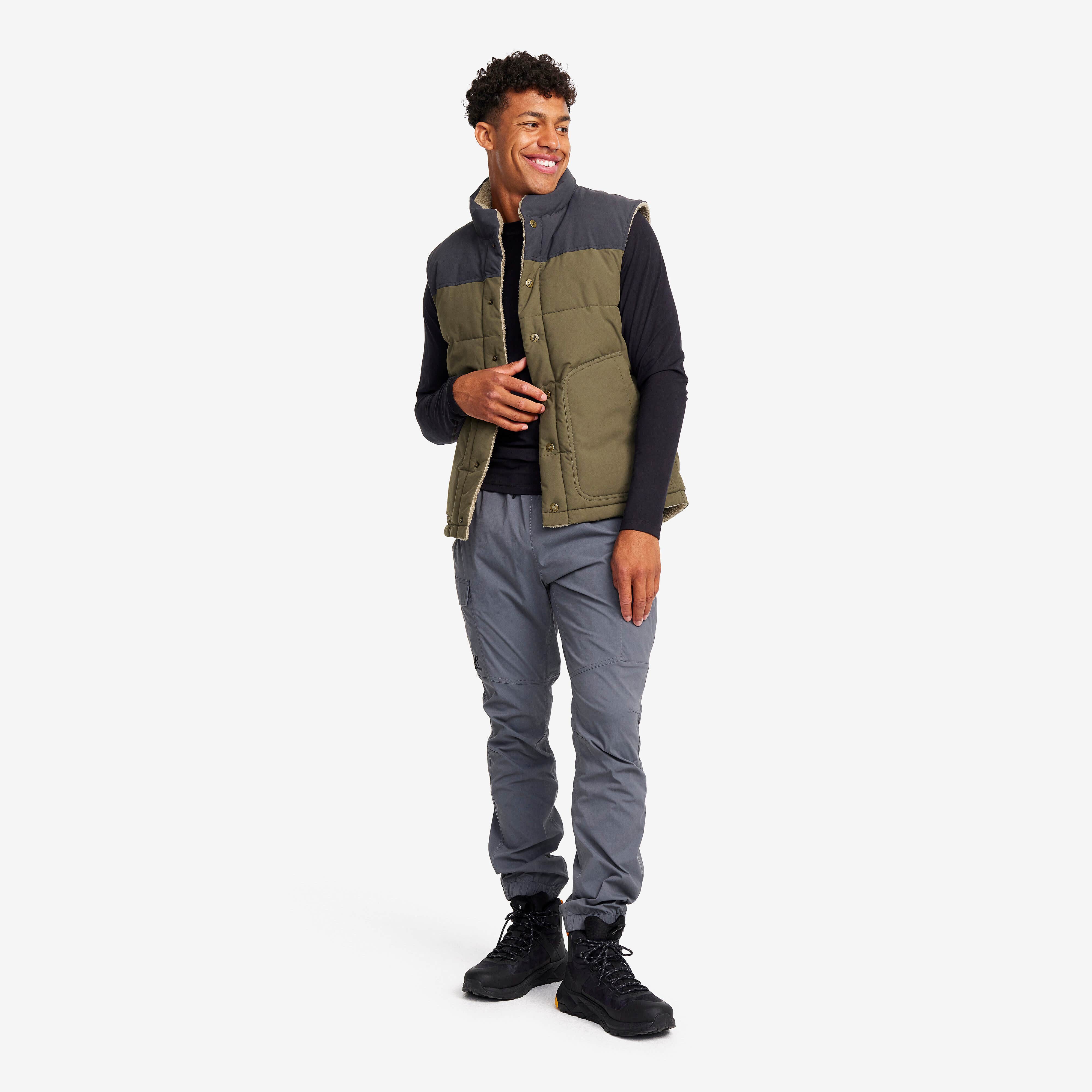 Rollick Reversible Vest Homme Grape Leaf