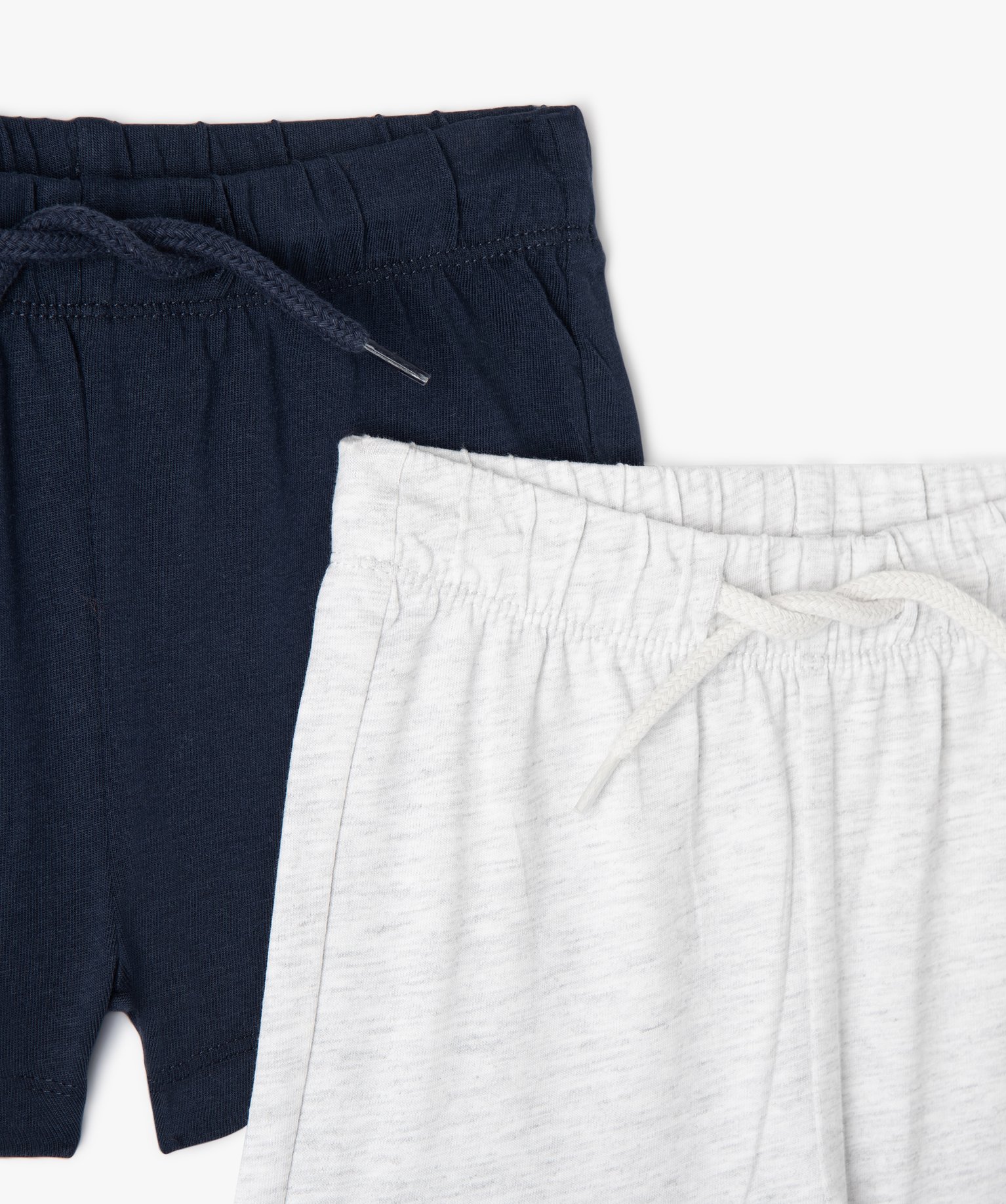 Short bébé Garçon en jersey à taille élastiquée (lot d... marine | GEMO